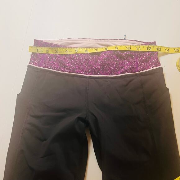 Lululemon Pace Rival Crop Leggings Size 4 - Picture 4 of 7